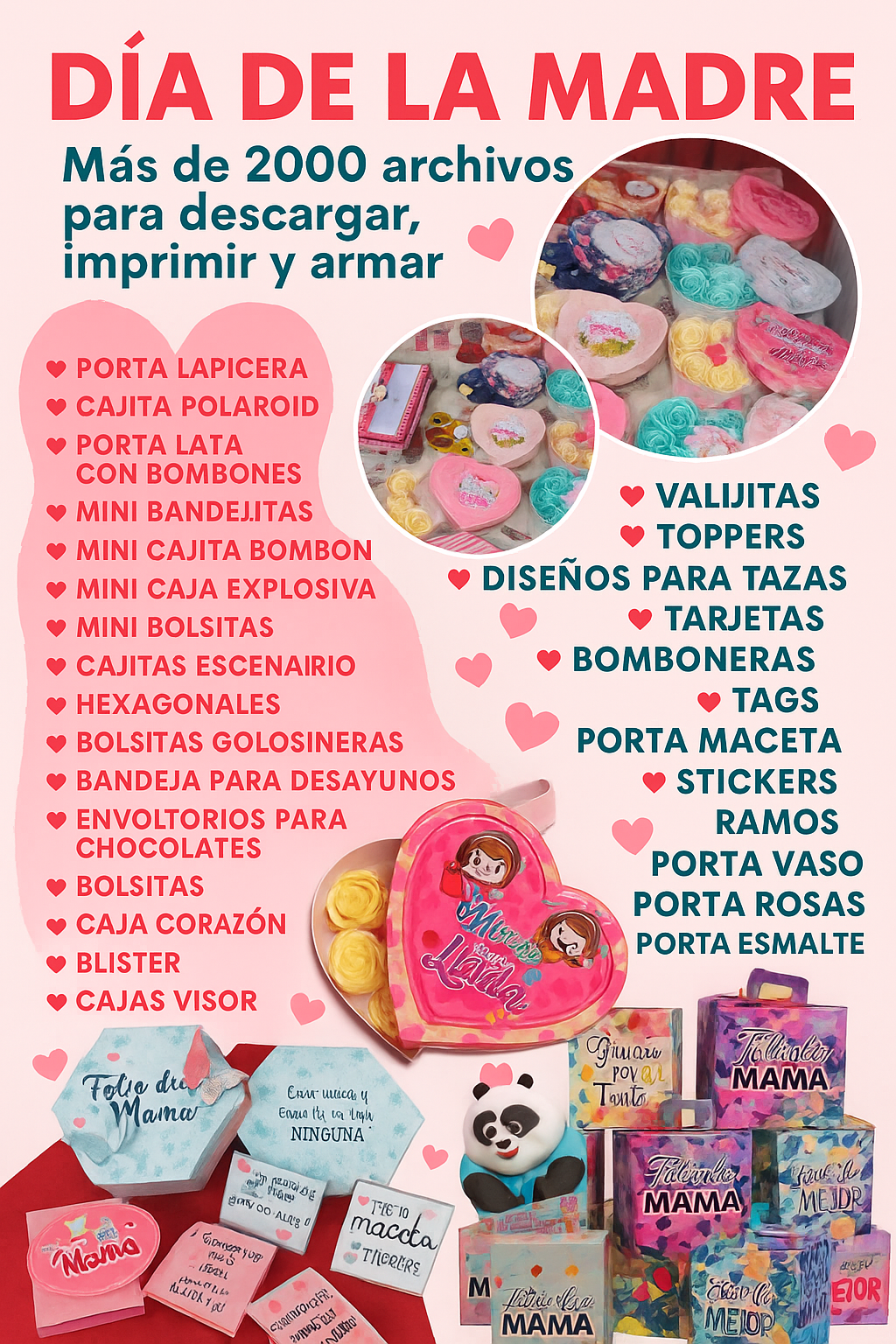 Candybar dia de la madre